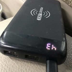 100% good working Multi port USB Micro input, USB wireless 5V output, 8000 mAh